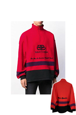 【バレンシアガ】高品質 メンズ レディース 長袖　スウェットTシャツ    aat9347