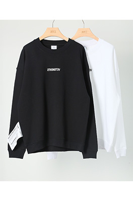 【ヴェトモン】高品質 メンズ レディース 長袖　スウェットTシャツ    aat9349