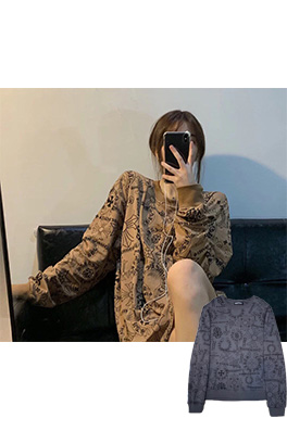 【クロムハーツ】メンズ レディース 長袖　スウェットTシャツ  aat9366