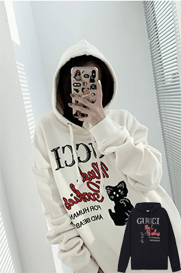 【グッチ】メンズ レディース フード Tシャツ パーカー  aat9388