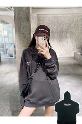 【バレンシアガ】メンズ レディース フード Tシャツ パーカー  aat9393