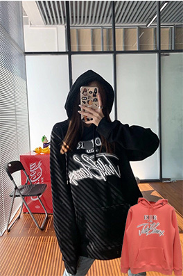 【ディオール】メンズ レディース フード Tシャツ パーカー aat9417