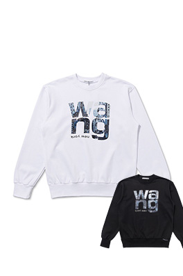 【アレキサンダーワン】メンズ レディース 長袖　スウェットTシャツ  aat9429