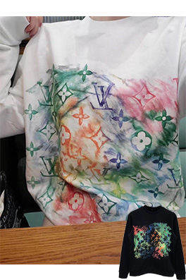 【ルイヴ*トン】メンズ レディース 長袖　スウェットTシャツ aat9481