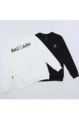 【バルマン】メンズ レディース 長袖　スウェットTシャツ  aat9549