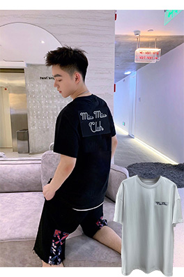 【MUIMUI】メンズ レディース 半袖Tシャツ  aat9699