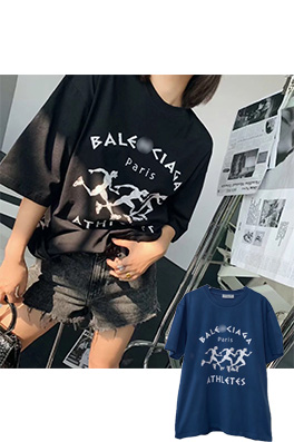 【バレンシアガ】メンズ レディース 半袖Tシャツ  aat9706