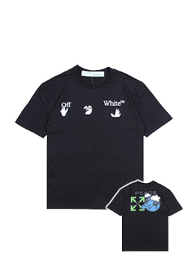 【オフホワイト】メンズ レディース 半袖Tシャツ aat9832