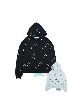 【オフホワイト】メンズファッション フード Tシャツ パーカー aat9837