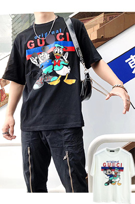【グッチ】×【DISNEY】メンズ レディース 半袖Tシャツ  aat9943