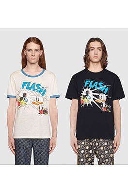 【グッチ】×【DISNEY】メンズ レディース 半袖Tシャツ  aat9979