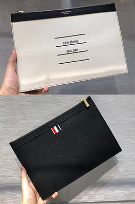【トムブラウン 】 両面 19SS セカンドバッグ ハンドバッグ  abg1922