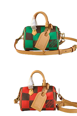 【ヴィトンタイプ】SPEEDY 18 BANDOULIERE DAMIER POP N40611 ショルダー バック  abg2974
