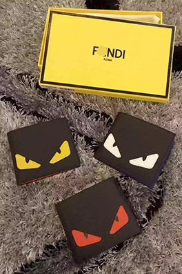 【フェ*ディ F*NDI】高品質二つ折り ファスナ付き  長財布 acc1350