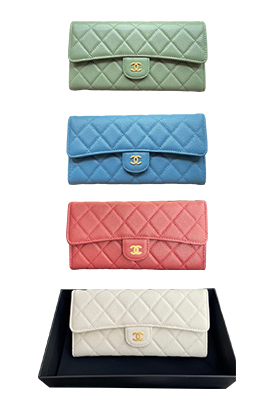 【C-BRAND】ファスナ付き  長財布  acc6358