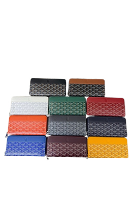 【ゴヤールタイプ】ファスナ付き  長財布 acc6954