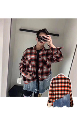 【GREG LAUREN】 高品質 ジャケット　アウター　メンズファッション   ajk2689