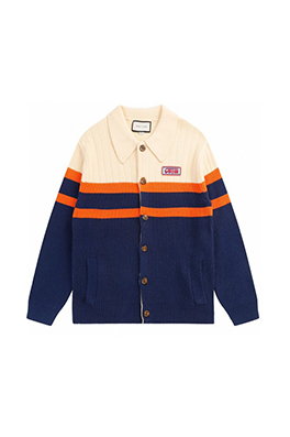 【グッチタイプ】メンズ レディース ニットカーディガン     ajk5692