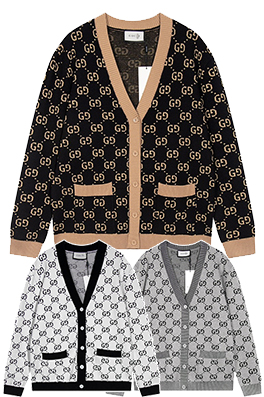 【グッチタイプ】ニットカーディガン ajk6989