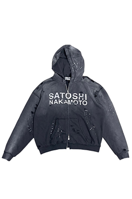 【SATOSHI NAKAMOTO】パーカー フードジャケット ajk8224