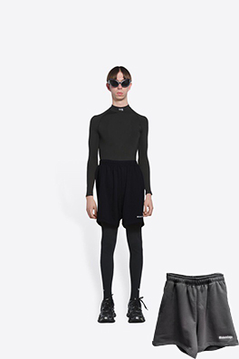バレンシアガ　スエットパンツS BALENCIAGA(バレンシアガ) Sporty B Stretchbb Knee Sweat Pants
