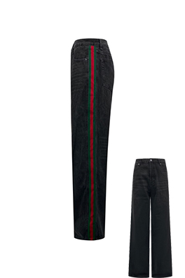 【グッチタイプ】デニムパンツ apa6108