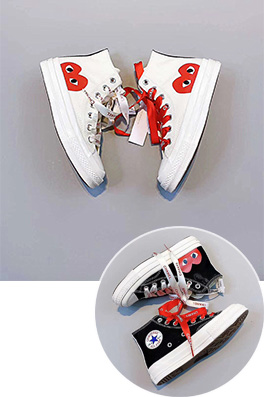 【コムデギャルソン COM*E des GA*ÇONS】×【CONVERSE】 メンズ レディース　スニーカー ash2849