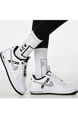 【ナイキ】 Air Force 1 Low LV8 GS  "White Black Reflect Silver" メンズ レディース  スニーカー  ash3201