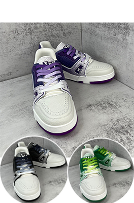 【ルイヴ*トン】Trainer メンズ   スニーカー  ash3841