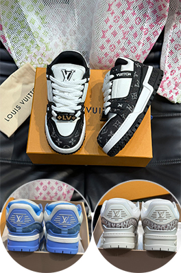 【ヴィトンタイプ】Trainer Maxi メンズ   スニーカー  ash4392