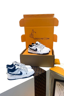 【ナイキタイプ】×【ヴィトンタイプ】SB Dunk Low メンズ レディース  スニーカー  ash4756