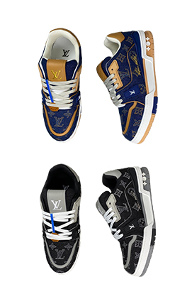【ヴィトンタイプ】TRAINER メンズ レディース スニーカー  ash5337