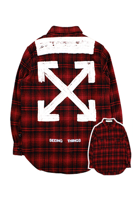 【オ*ホワイト OFF WHITE】 メンズファッション 流行り　 シャツ ay0450