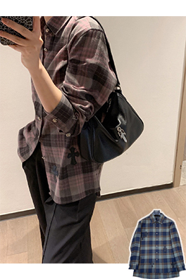 【クロムハーツタイプ】メンズ レディース 流行り　 シャツ ay1371