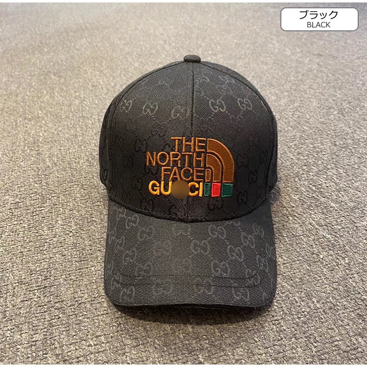 セカンドブランド / 【グッチ】×【ノースフェイス 】CAP 帽子 acc3199