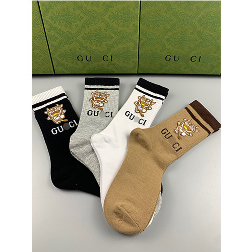 GUCCI 靴下 4足セット Sサイズ-