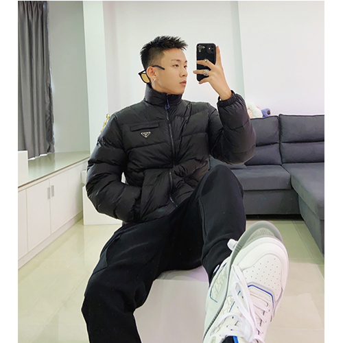 プラダ JKT ブラック SLN Official - Prada x Adidas Re-Nylon Zip Track Jacket Black