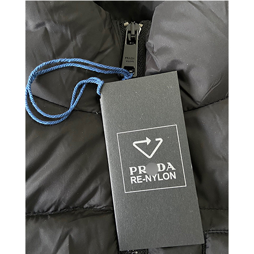 PRADA ダウンジャケット ダークグレー セカンドブランド / 【プラダ】秋冬 ダウンジャケットメンズ