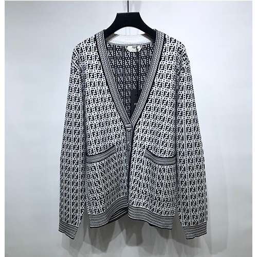 Fendi ジップアップカーディガン 46 Fendi ジップアップカーディガン 46