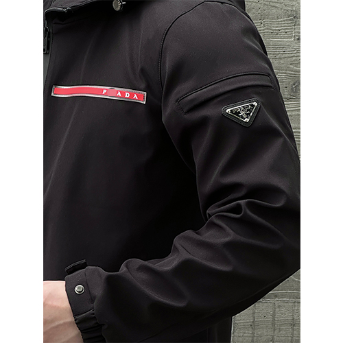 専用♥みかん❤暖かWボア⭐超特大ブランケット♥ブラックぱんだ♥ ba21-wjkt2-bk_02.jpg