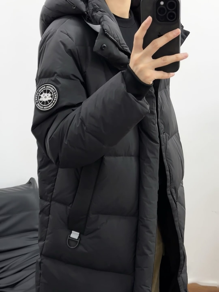   M 黒 ダウンジャケット　カナダグース カナダグース ダウンジャケット メンズ CANADA GOOSE ラング