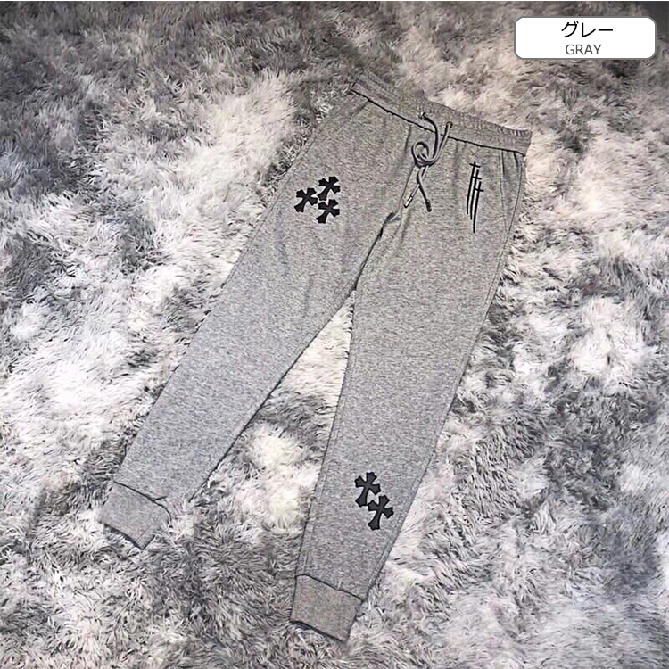 クロムハーツ クロス　スエットパンツ　Mサイズ CHROME HEARTS 季節問わず スウェットパンツ クロムハーツ