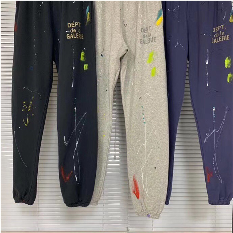 ナチュラルネイビー GALLERY DEPT 2022SS 「LOGO FLARE SWEATPANTS