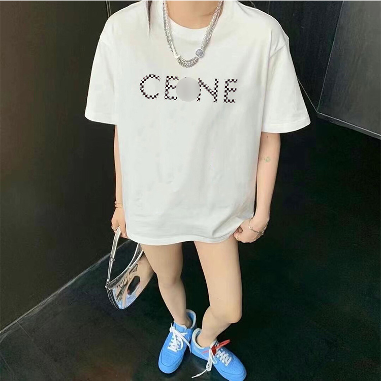 【訳アリ】セリーヌ　Tシャツ　半袖　レディース　白　1点のみ CELINE セリーヌ Tシャツ 2X14O671Q.01CB レディース 半袖