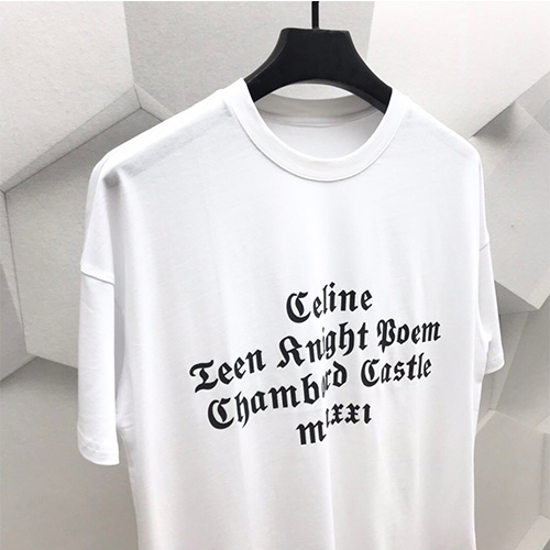 セリーヌtシャツ CELINE トリオンフ刺繍入りルーズTシャツ (CELINE/Tシャツ
