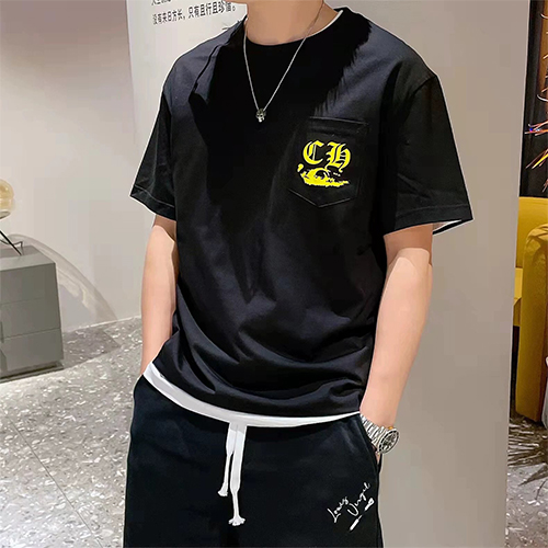【ヴィンテージ】Rank:A☆クロムハーツ Black 半袖 Tシャツ S セカンドブランド / 【クロムハーツ】メンズ レディース 半袖T