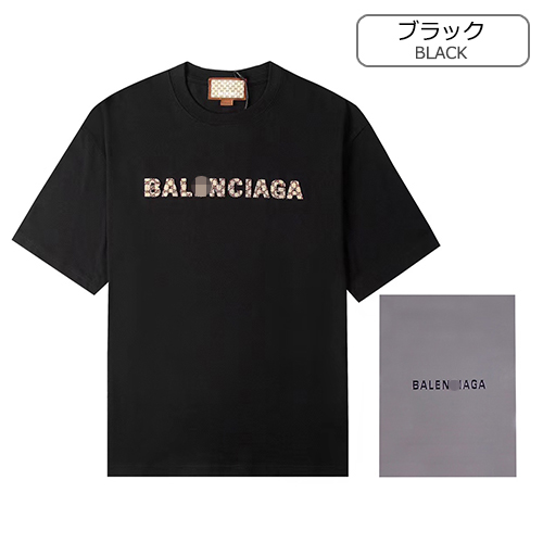 セカンドブランド / 【グッチ】×【バレンシアガ】メンズ レディース 半袖Tシャツ aat13135