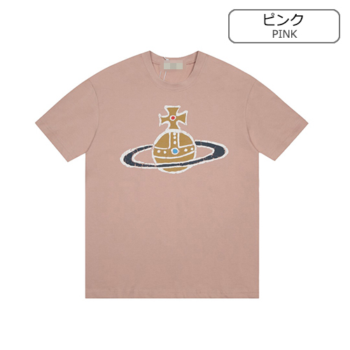 ヴィヴィアン　タイシャツ　半袖 Vivian Westwood ヴィヴィアン 半袖Tシャツ 02 ピンクロゴ付き