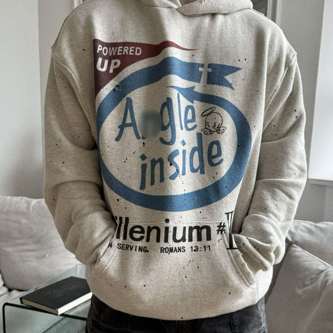 セカンドブランド / 【ANGLE INSIDE】フード Tシャツ パーカー